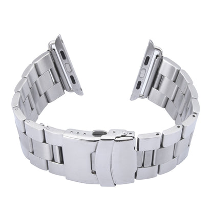 For Apple Watch 42mm Stainless Steel Classic Buckle Watch Band by buy2fix