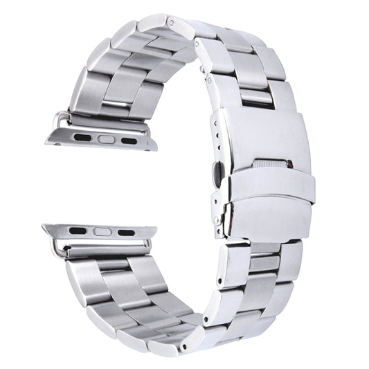 For Apple Watch 38mm Stainless Steel Classic Buckle Watch Band by buy2fix