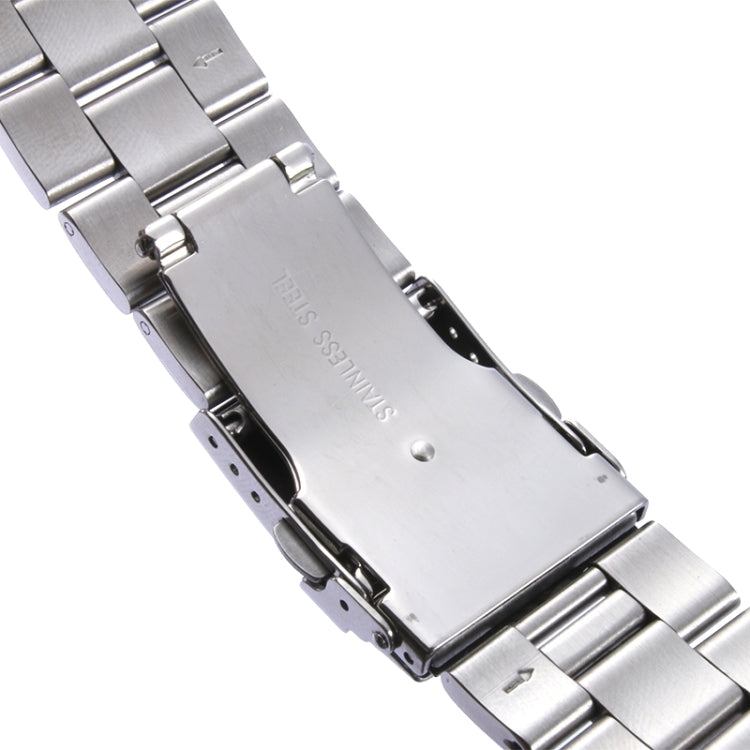 For Apple Watch 38mm Stainless Steel Classic Buckle Watch Band by buy2fix
