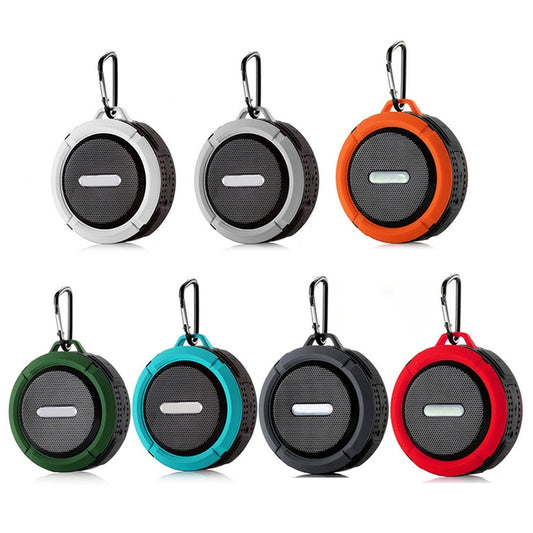 C6 Outdoor Waterproof Bluetooth Speaker with Suction, Support Hands-free Calling(Blue) - Waterproof Speaker by buy2fix | Online Shopping UK | buy2fix