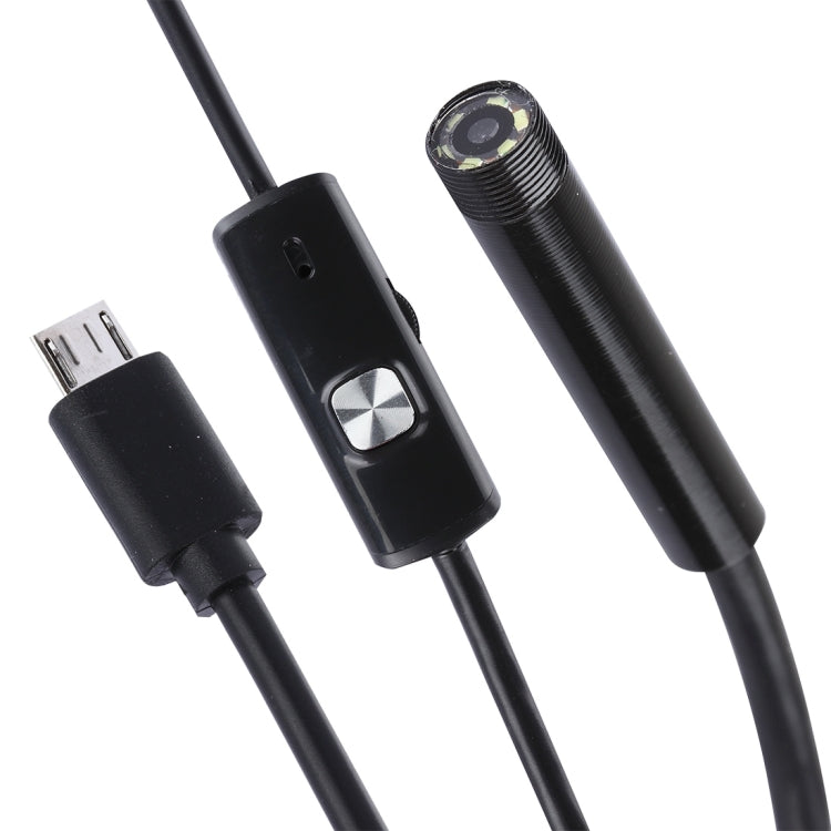 Waterproof Micro USB Endoscope Snake Tube Inspection Camera with 6 LED for OTG Android Phone, Length: 1m, Lens Diameter: 7mm -  by buy2fix | Online Shopping UK | buy2fix