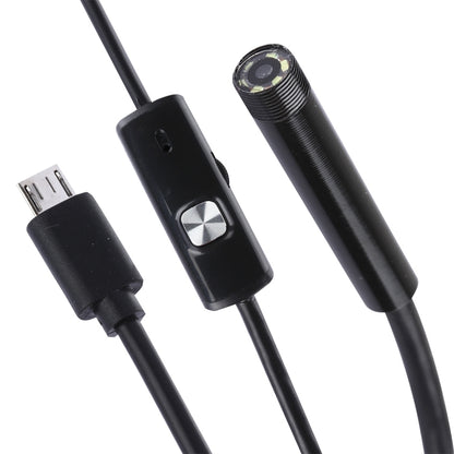 Waterproof Micro USB Endoscope Snake Tube Inspection Camera with 6 LED for OTG Android Phone, Length: 1m, Lens Diameter: 7mm -  by buy2fix | Online Shopping UK | buy2fix