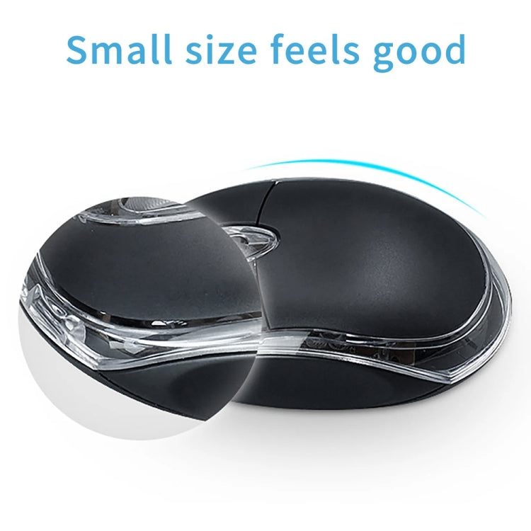 1000dpi Colorful Light USB Scroll Wheel Optical Mouse(Black) - Wired Mice by buy2fix | Online Shopping UK | buy2fix