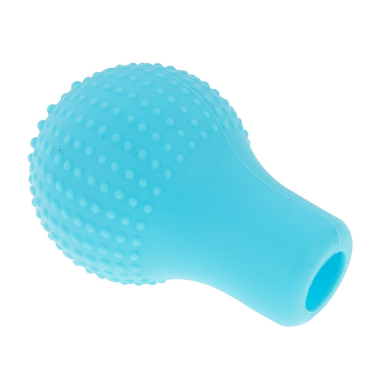 Universal Elasticity Nonslip Soft Silicone Car Gear Shift Knob Cover(Blue) by buy2fix