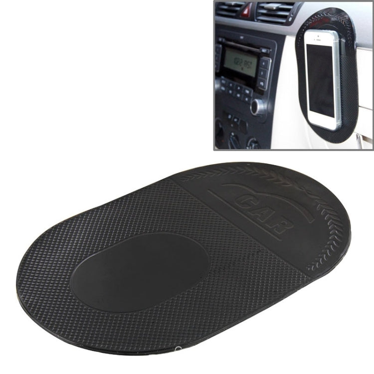 Car Anti-Slip Sticky Mat for Mobile Phone / MP3 / MP4, Size: 18.2x12x0.2cm(Black) by buy2fix