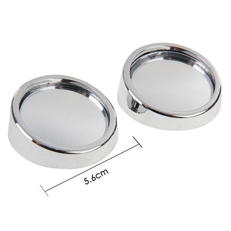 2 PCS SY-022 Car Vehicle Mirror Blind Spot Rear View Small Round Mirror, Diameter: about 5.6cm(Silver) by buy2fix