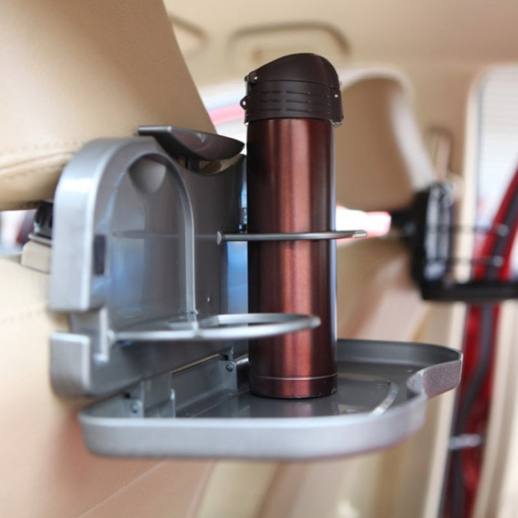 Car Rear Seat Multifunctional Folding Drink Holder by buy2fix