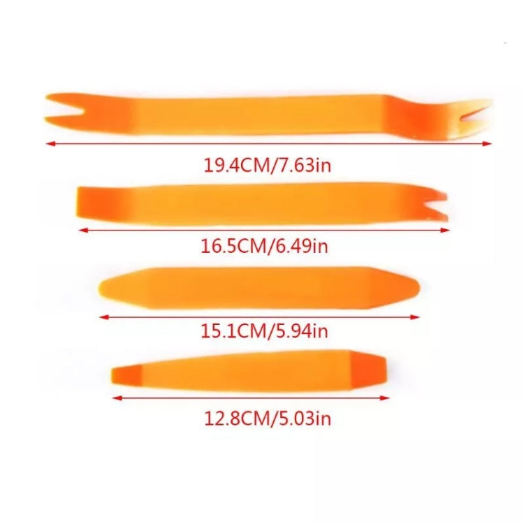 4pcs Plastic Pry Bar / Dash Panel Trim Removal Double Ended Tool - Hand Tool Sets by buy2fix | Online Shopping UK | buy2fix