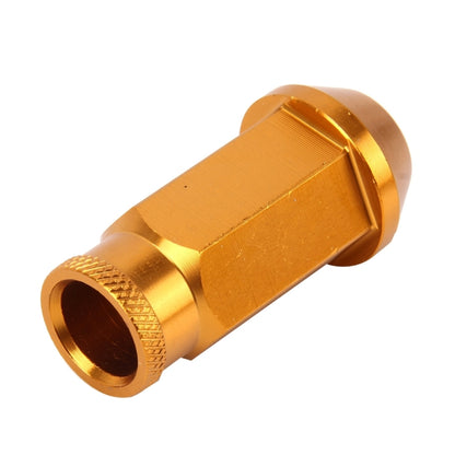 D1 Spec P1.5 M12x1.25 Racing Wheel Nut, Length: 50mm(Gold) - Nuts & Bolts by buy2fix | Online Shopping UK | buy2fix