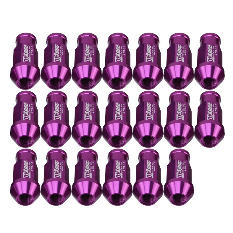 D1 Spec P1.5 M12x1.25 Racing Wheel Nut, Length: 50mm(Purple) - Nuts & Bolts by buy2fix | Online Shopping UK | buy2fix