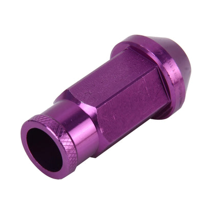 D1 Spec P1.5 M12x1.25 Racing Wheel Nut, Length: 50mm(Purple) - Nuts & Bolts by buy2fix | Online Shopping UK | buy2fix