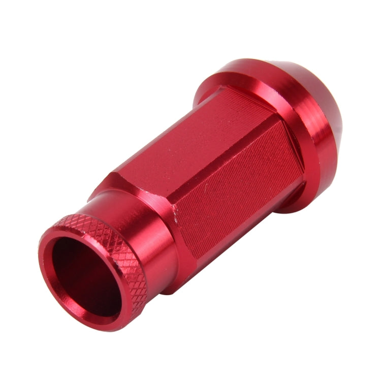 D1 Spec P1.5 M12x1.25 Racing Wheel Nut, Length: 50mm(Red) by buy2fix
