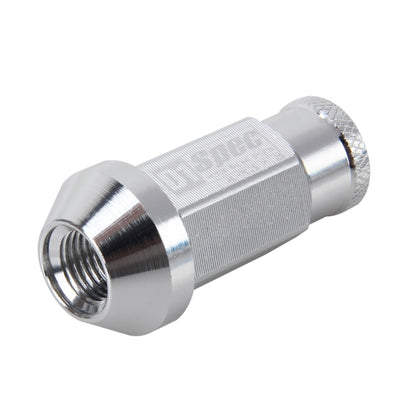 D1 Spec P1.5 M12x1.25 Racing Wheel Nut, Length: 50mm(Silver) - Nuts & Bolts by buy2fix | Online Shopping UK | buy2fix