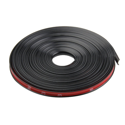 Universal Decorative Scratchproof Stickup 8M Flexible Car Wheel Hub TRIM Mouldings Decoration Strip(Black) by buy2fix