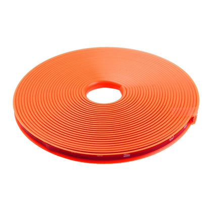 Universal Decorative Scratchproof Stickup 8M Flexible Car Wheel Hub TRIM Mouldings Decoration Strip(Orange) by buy2fix