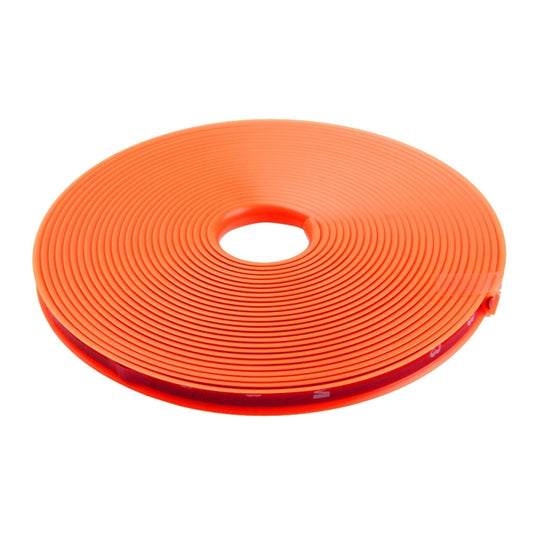Universal Decorative Scratchproof Stickup 8M Flexible Car Wheel Hub TRIM Mouldings Decoration Strip(Orange) by buy2fix