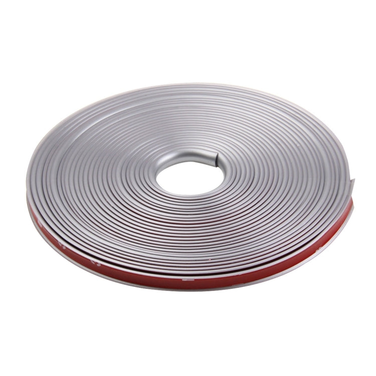 Universal Decorative Scratchproof Stickup 8M Flexible Car Wheel Hub TRIM Mouldings Decoration Strip(Grey) by buy2fix