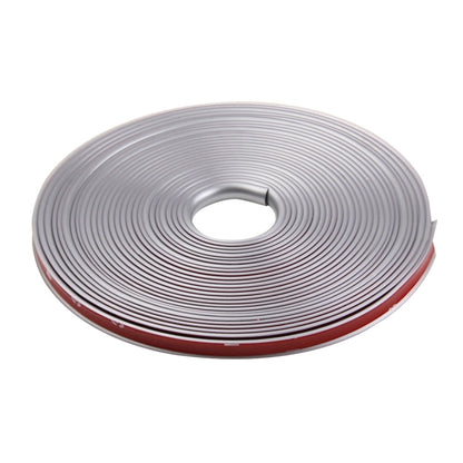 Universal Decorative Scratchproof Stickup 8M Flexible Car Wheel Hub TRIM Mouldings Decoration Strip(Grey) by buy2fix