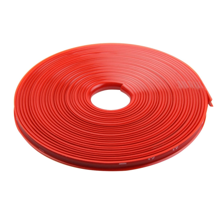 Universal Decorative Scratchproof Stickup 8M Flexible Car Wheel Hub TRIM Mouldings Decoration Strip(Red) by buy2fix