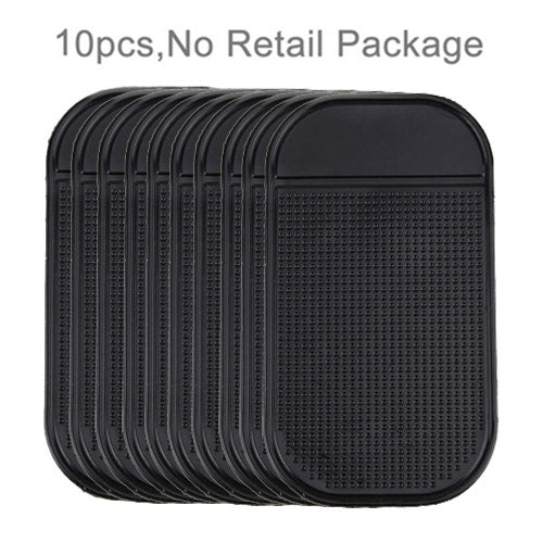 10 PCS Car Anti-Slip Mat Super Sticky Pad for Phone / GPS/ MP4/ MP3(Black) - Car Anti-Slip Mats by buy2fix | Online Shopping UK | buy2fix