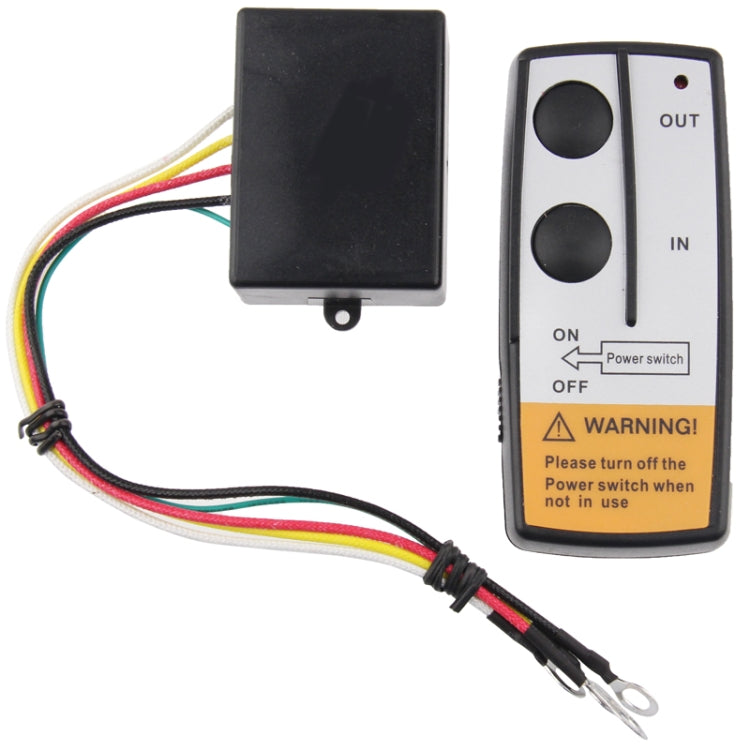 12V Electric Winch Wireless Controller(Black) - Terminal connectors by buy2fix | Online Shopping UK | buy2fix