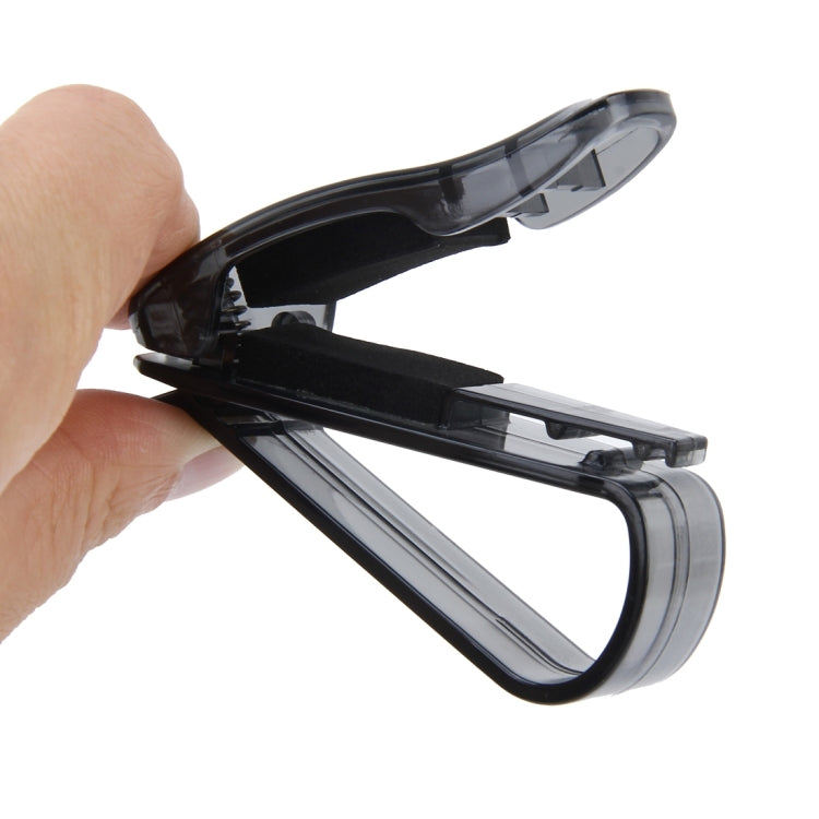 Car Multifunctional Sunglass Clip / Paper Business Card Clip(Black) by buy2fix
