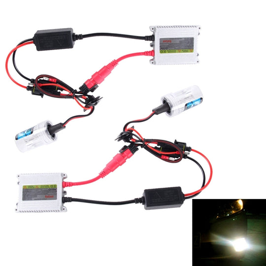 Lumière au xénon HID mince DC12V 35W 2x H7, lampe à décharge haute intensité, température de couleur: 6000K