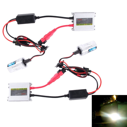 Lumière au xénon HID mince DC12V 35W 2x H7, lampe à décharge haute intensité, température de couleur: 8000K