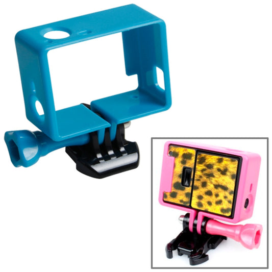 TMC High Quality Tripod Cradle Frame Mount Housing for GoPro HERO4 /3+ /3, HR191(Dark Blue) - Protective Frame by TMC | Online Shopping UK | buy2fix