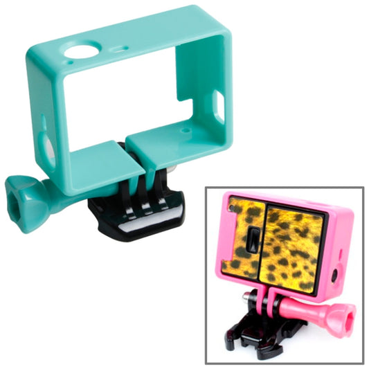 TMC High Quality Tripod Cradle Frame Mount Housing for GoPro HERO4 /3+ /3, HR191(Blue) - Protective Frame by TMC | Online Shopping UK | buy2fix