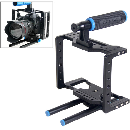 YELANGU YLG0108D Protective Cage Handle Stabilizer Top Set for DSLR Camera - Camera Cage by YELANGU | Online Shopping UK | buy2fix
