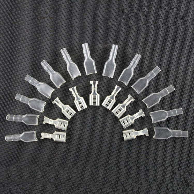480 x 6.3mm Crimp Terminal Female Spade Connector + Case (480 pcs in one packaging, the price is for 480 pcs) by buy2fix