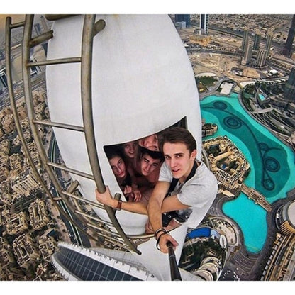 YKD-121 Extendable Handheld Selfie Monopod with Bluetooth Remote Shutter + Clip Holder Set for Mobile Phone - Hand-Sticking Bracket by buy2fix | Online Shopping UK | buy2fix