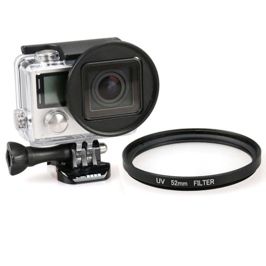 52mm Round Circle UV Lens Filter for GoPro HERO4 / 3+ - Lens Filter by buy2fix | Online Shopping UK | buy2fix