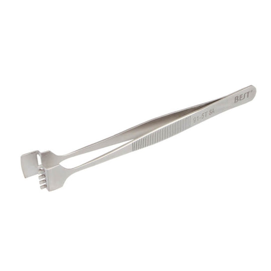 BEST BST-91-5T SA Professional Stainless Steel Wafer Tweezers for Silicon Wafer