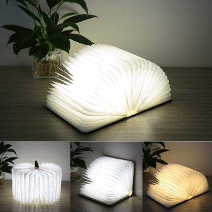Creative LED Flip Origami Book Lamp Nightlights, Warm White Light + White Light, FS-LED01 500 lumens by buy2fix
