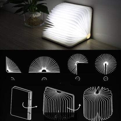 Creative LED Flip Origami Book Lamp Nightlights, Warm White Light + White Light, FS-LED01 500 lumens by buy2fix