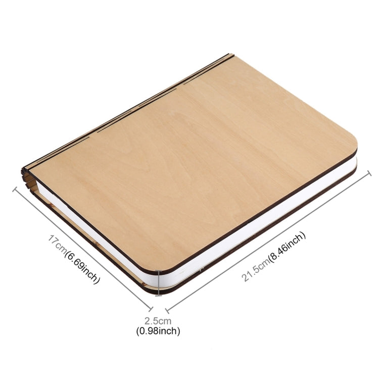 Creative LED Flip Origami Book Lamp Nightlights, Warm White Light + White Light, FS-LED01 500 lumens by buy2fix