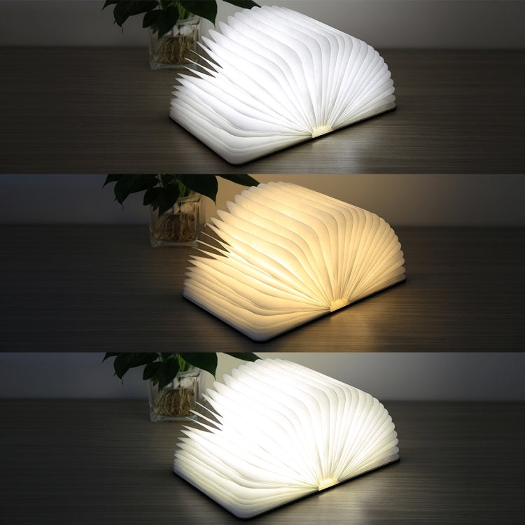 Creative LED Flip Origami Book Lamp Nightlights, Warm White Light + White Light, FS-LED01 500 lumens by buy2fix
