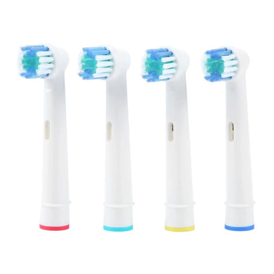4 PCS/Pack Electric Toothbrush Replacement Heads, Soft Bristles for Deep Cleaning and Gum Care(White)