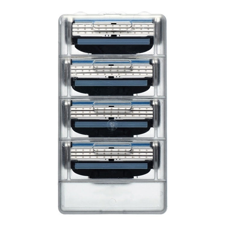 4 PCS Face Care Barber Shaving Razor Blade Refills Replacement Kit for Man - Shavers Parts by buy2fix | Online Shopping UK | buy2fix