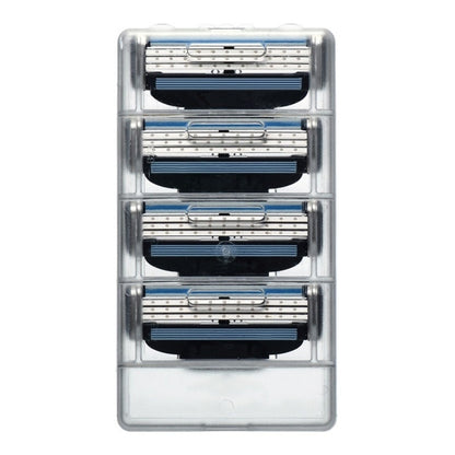 4 PCS Face Care Barber Shaving Razor Blade Refills Replacement Kit for Man - Shavers Parts by buy2fix | Online Shopping UK | buy2fix