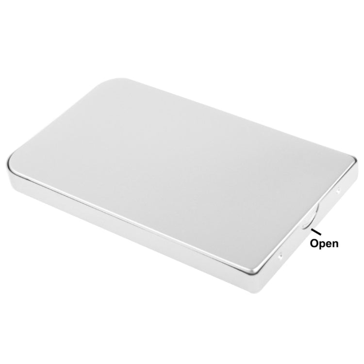 2.5 inch SATA HDD External Case, Size: 126mm x 75mm x 13mm (Silver) - HDD Enclosure by buy2fix | Online Shopping UK | buy2fix