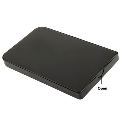 2.5 inch SATA HDD External Case, Size: 126mm x 75mm x 13mm (Black) by buy2fix