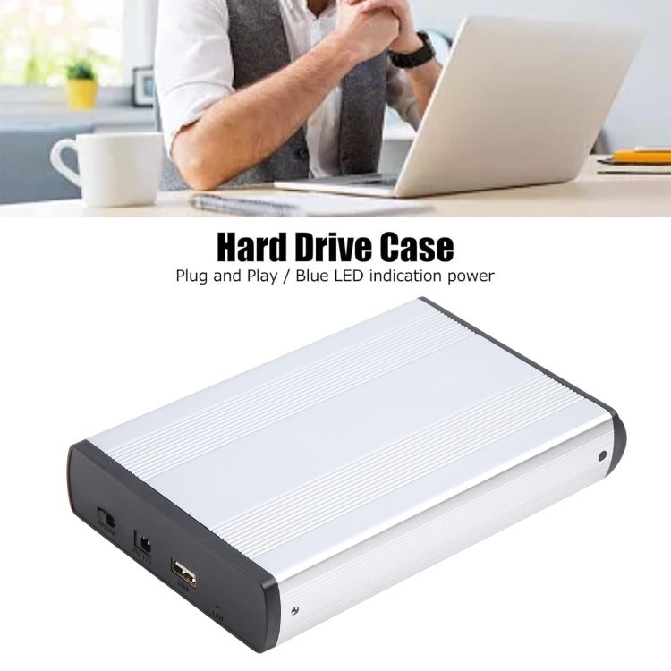 3.5 inch HDD External Case, Support IDE Hard Drive, UK Plug - HDD Enclosure by buy2fix | Online Shopping UK | buy2fix