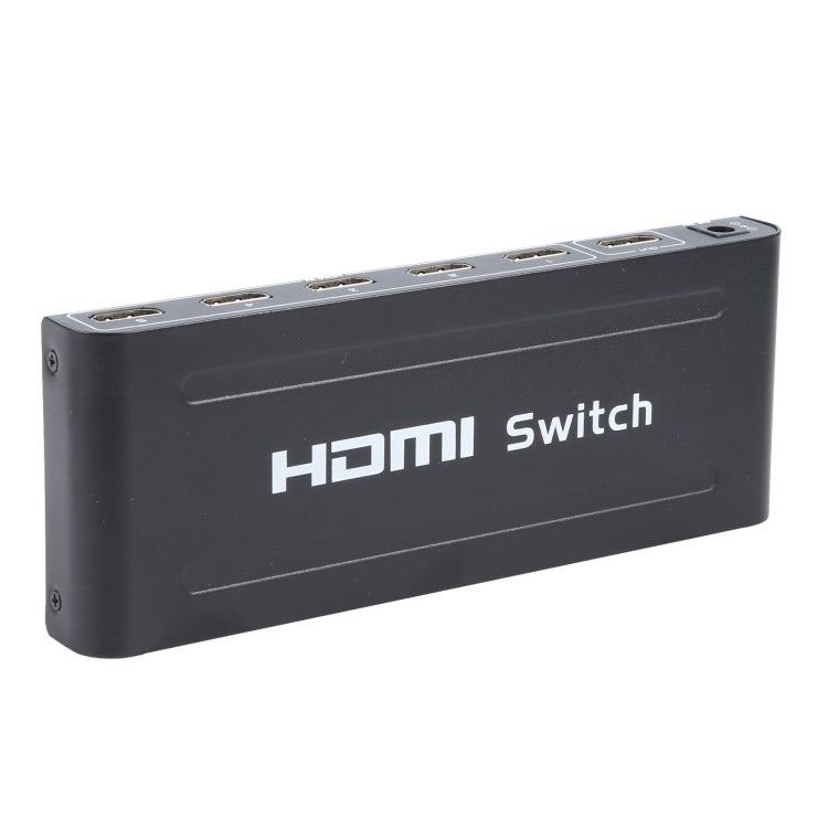 Full HD 1080P 5 Ports HDMI Switch with Remote Control & LED Indicator(Black) by buy2fix