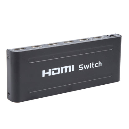 Full HD 1080P 5 Ports HDMI Switch with Remote Control & LED Indicator(Black) by buy2fix