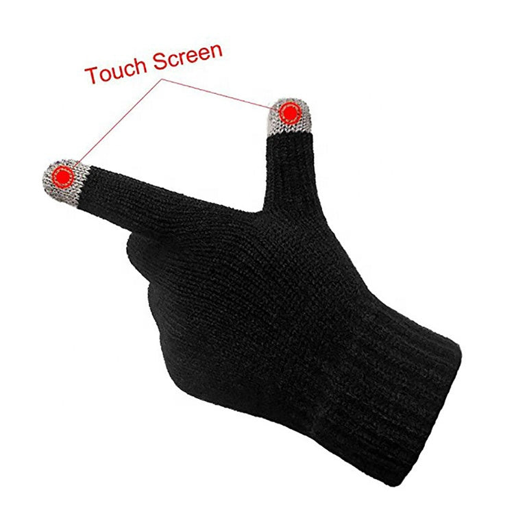 Dot Gloves of Touch Screen, For iPhone, Galaxy, Huawei, Xiaomi, HTC, Sony, LG and other Touch Screen Devices(Black) - Touch Gloves by buy2fix | Online Shopping UK | buy2fix