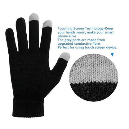 Dot Gloves of Touch Screen, For iPhone, Galaxy, Huawei, Xiaomi, HTC, Sony, LG and other Touch Screen Devices(Black) - Touch Gloves by buy2fix | Online Shopping UK | buy2fix