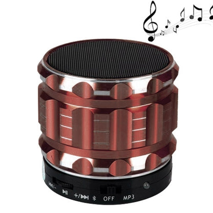 S28 Metal Mobile Bluetooth Stereo Portable Speaker with Hands-free Call Function(Brown) - Desktop Speaker by buy2fix | Online Shopping UK | buy2fix